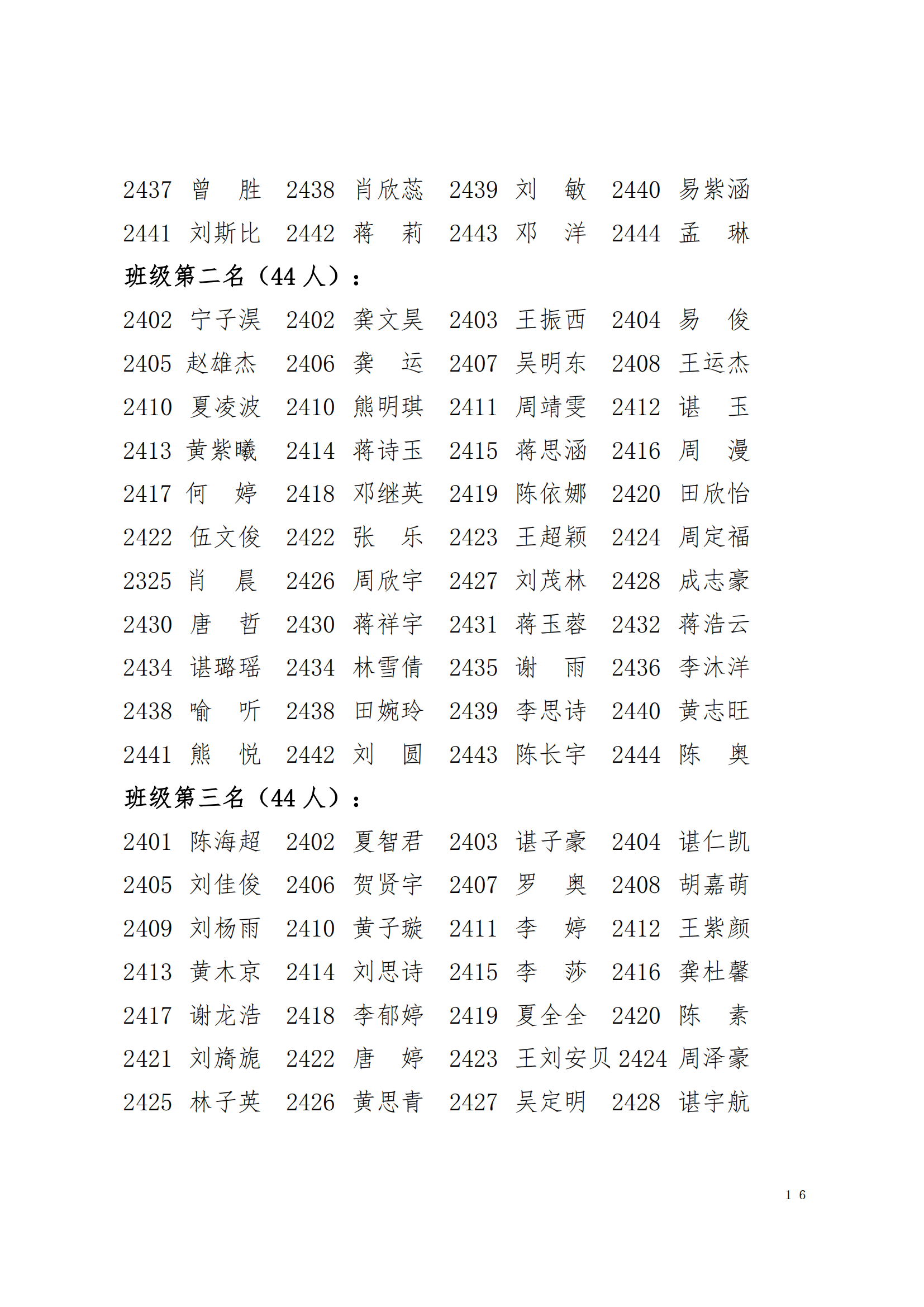 关于表彰2024年下学期学生优秀集体和先进个人的决定(图16)