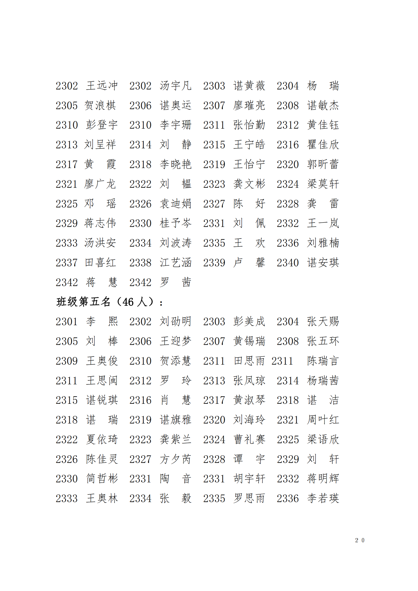 关于表彰2024年下学期学生优秀集体和先进个人的决定(图20)