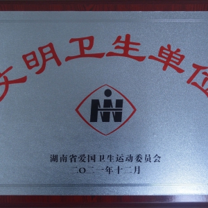 湖南省文明卫生单位